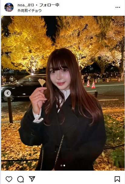 衣笠乃愛のインスタグラムから