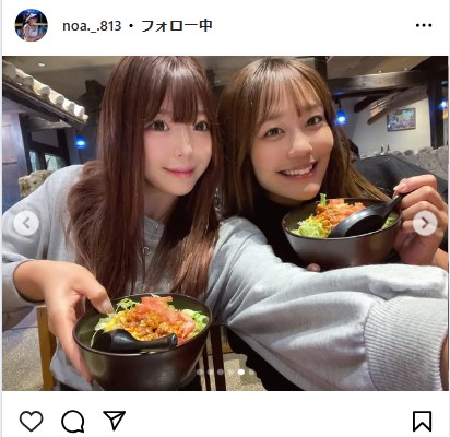 衣笠乃愛のインスタグラムから
