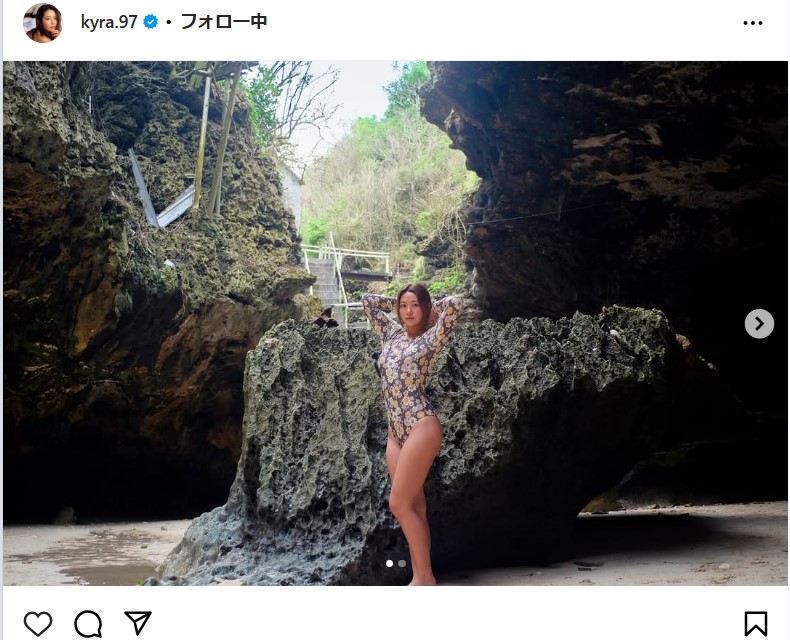 白波瀬海来のインスタグラムから