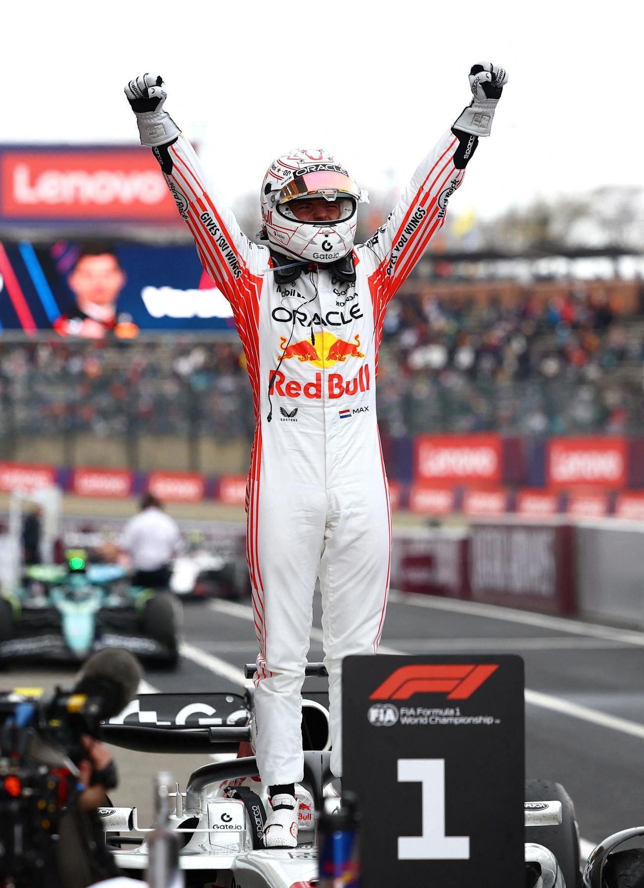 今季初勝利を挙げたフェルスタッペン（ロイター）