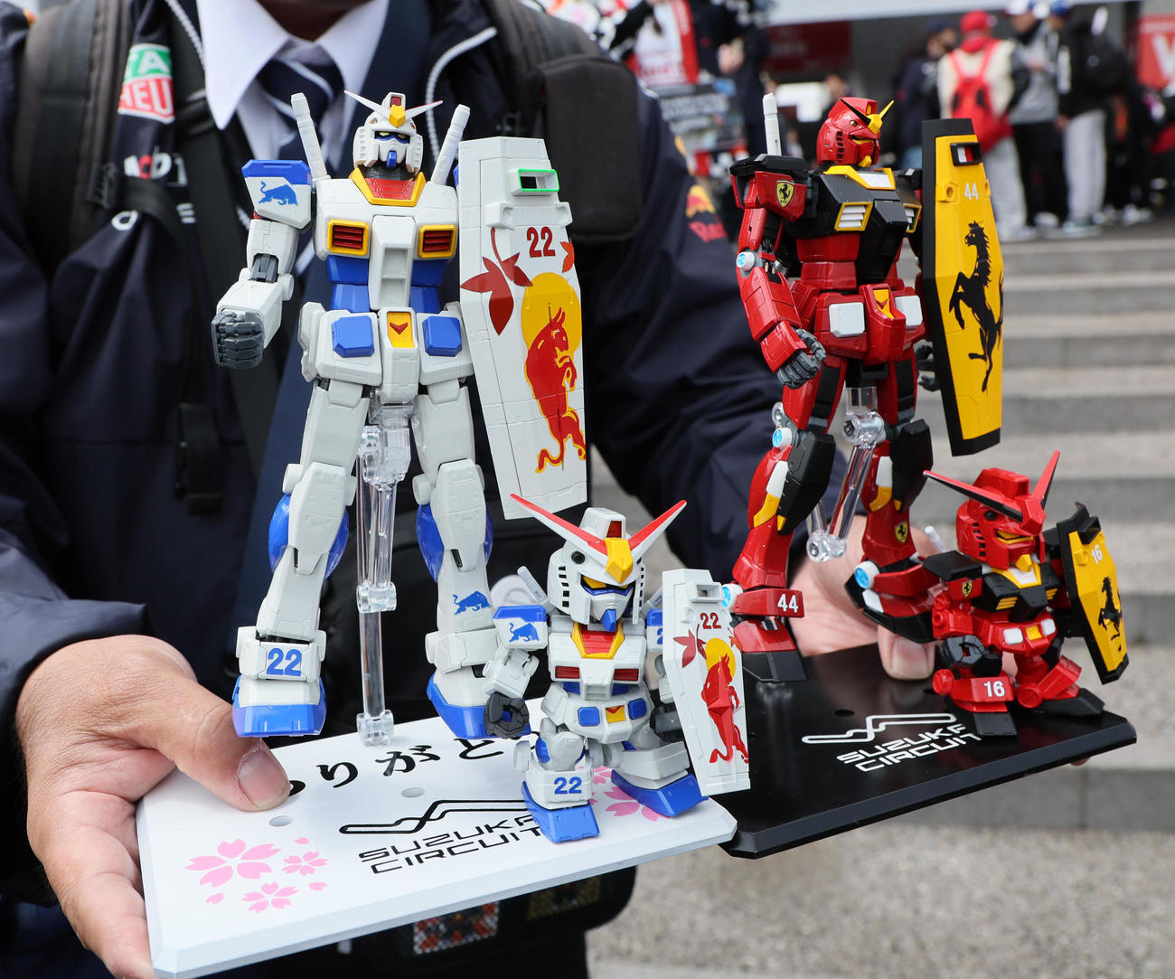 色々なアイディアで楽しむF1ファン（撮影・宮崎幸一）