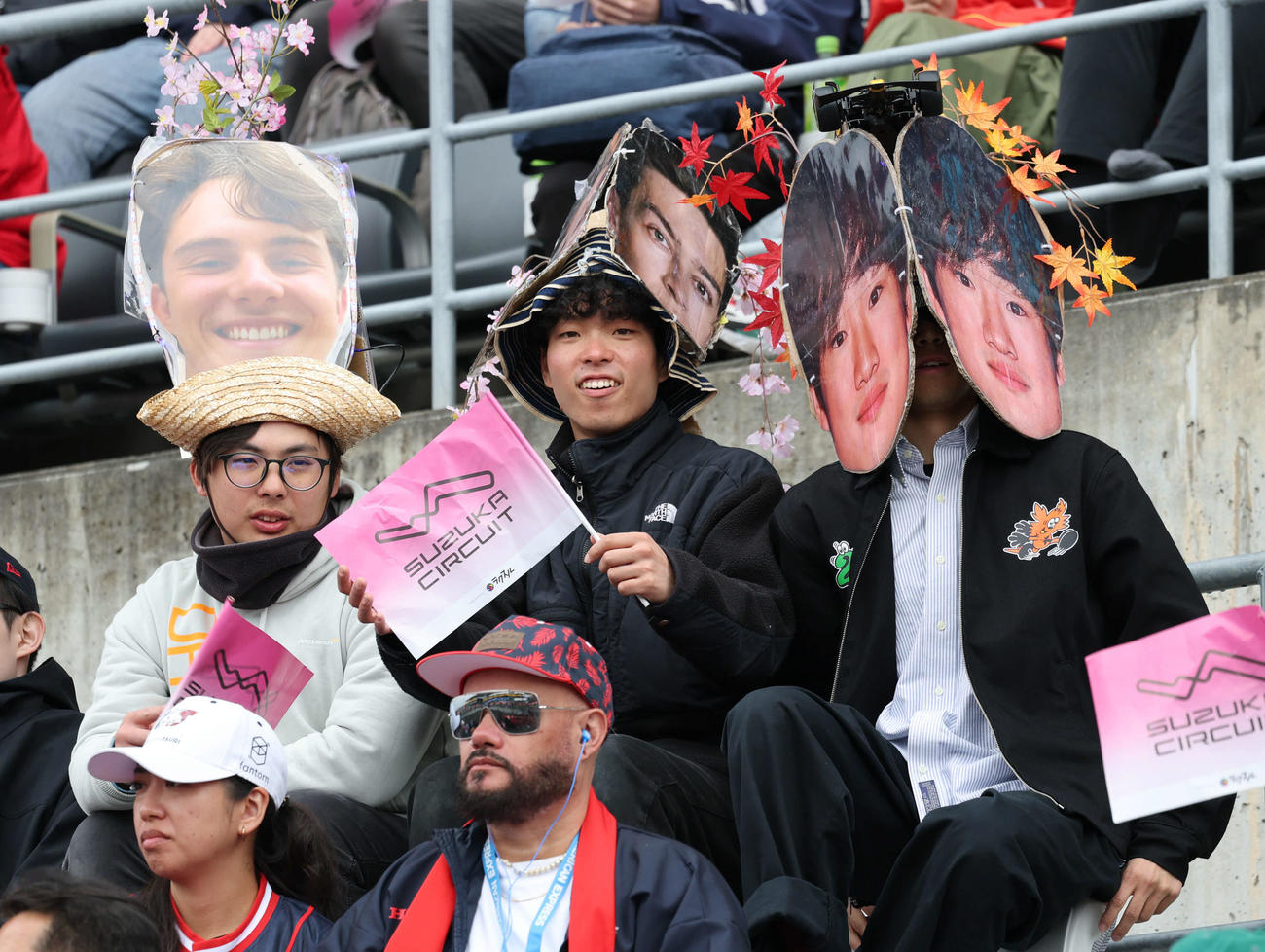 色々なアイディアで楽しむF1ファン（撮影・宮崎幸一）