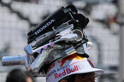 色々なアイディアで楽しむF1ファン（撮影・宮崎幸一）