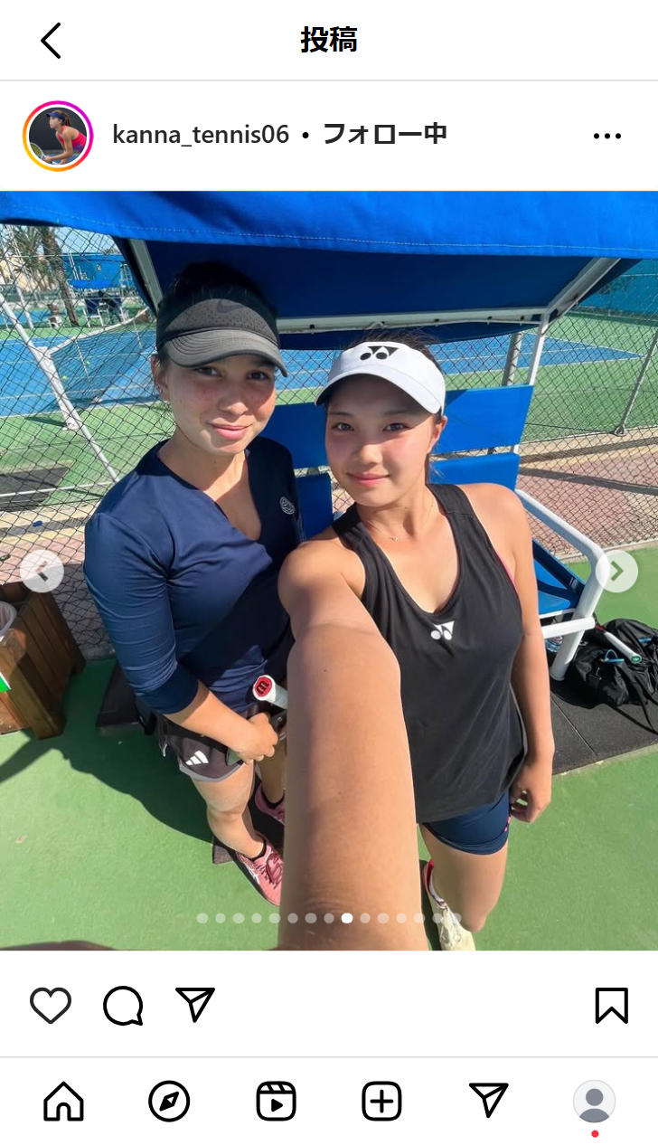 添田栞奈のインスタグラムから