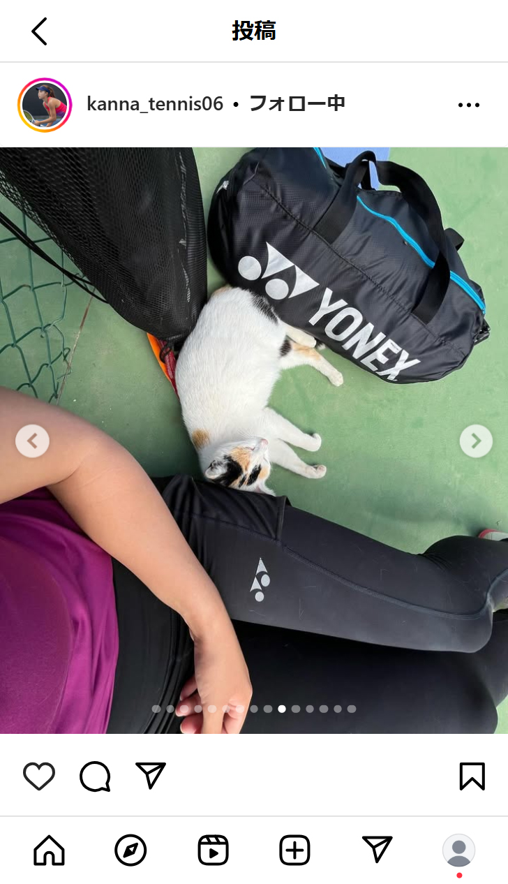 添田栞奈のインスタグラムから