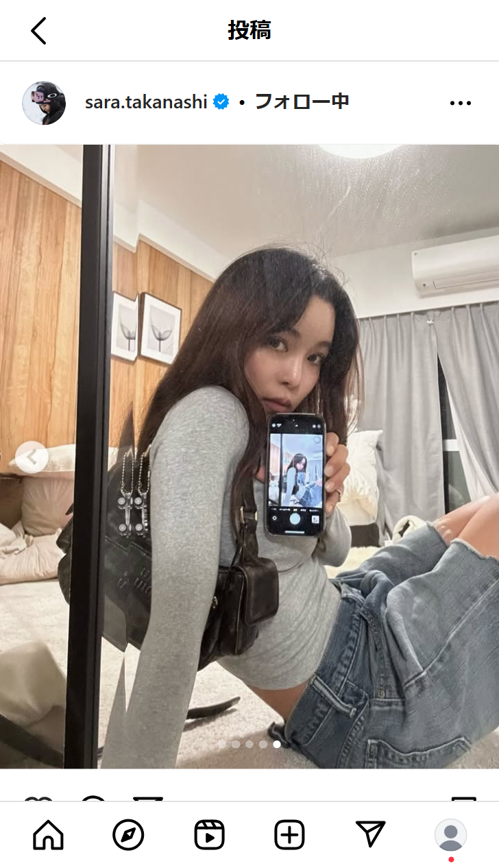 高梨沙羅のインスタグラムから