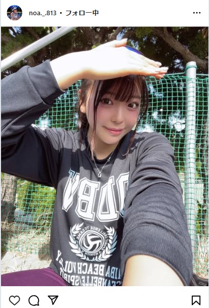 衣笠乃愛のインスタグラムから