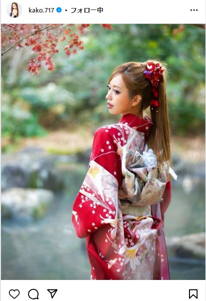 央川かこのインスタグラムから