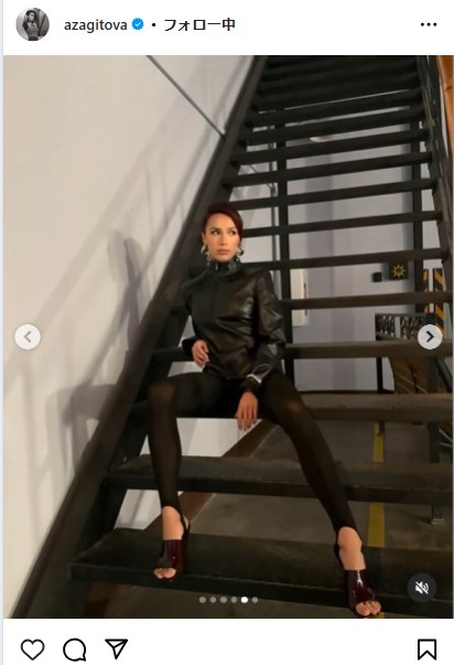 ザギトワのインスタグラムから