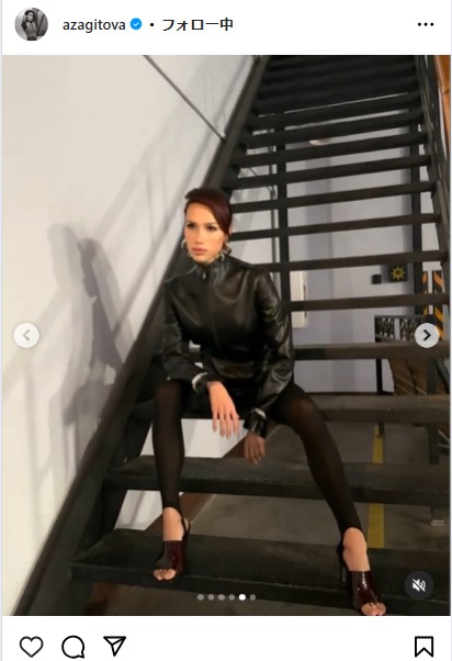 ザギトワのインスタグラムから