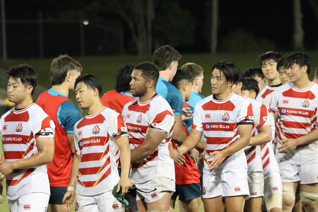 U20オーストラリア代表と対戦したU23日本代表（C）JRFU