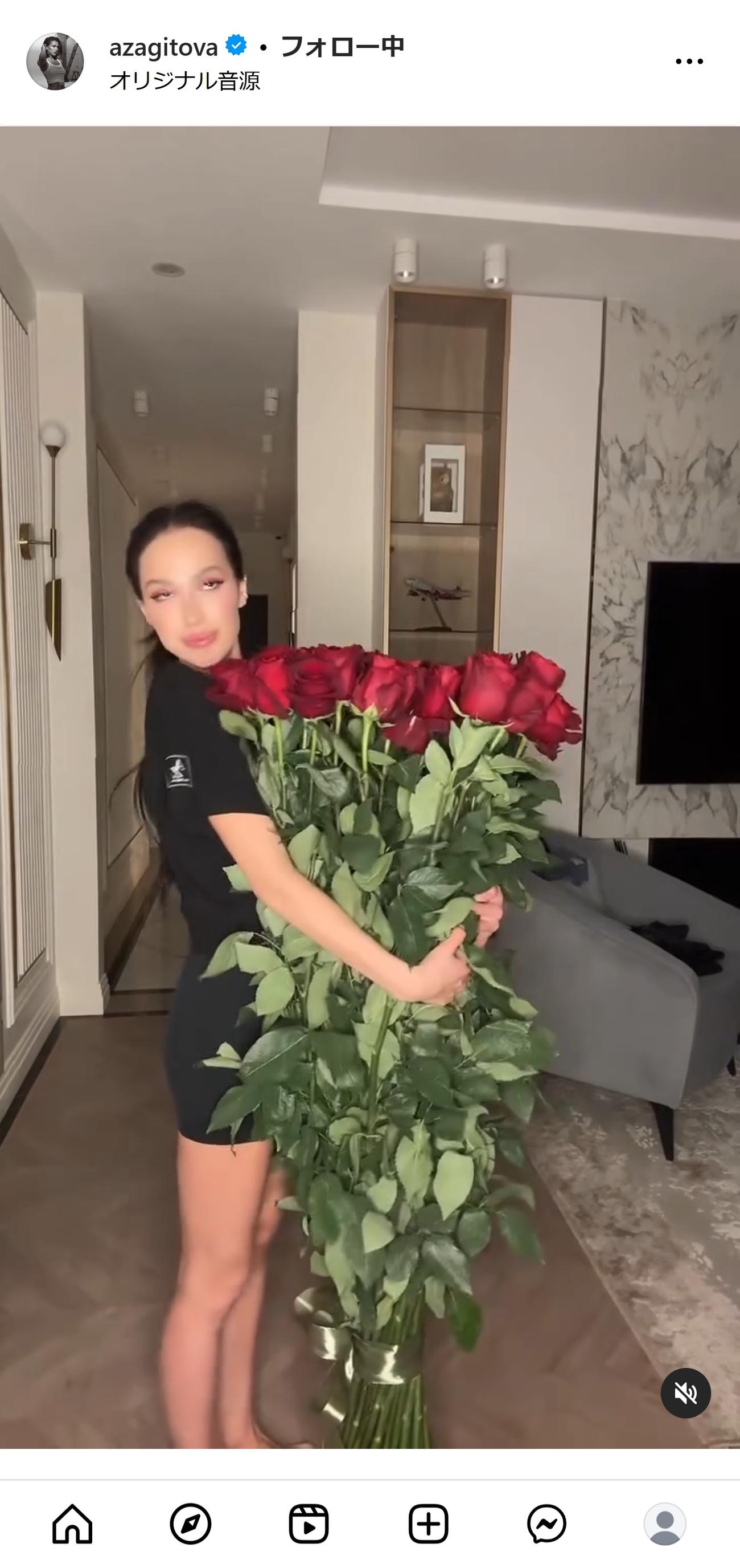 アリーナ・ザギトワのインスタグラムから