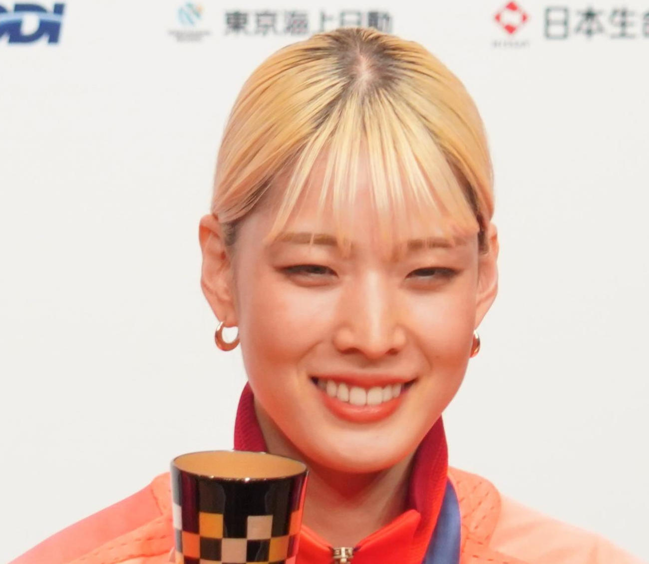 フェンシング江村美咲（2024年8月撮影）