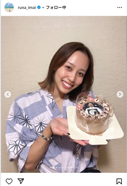 今井月さんのインスタグラムから