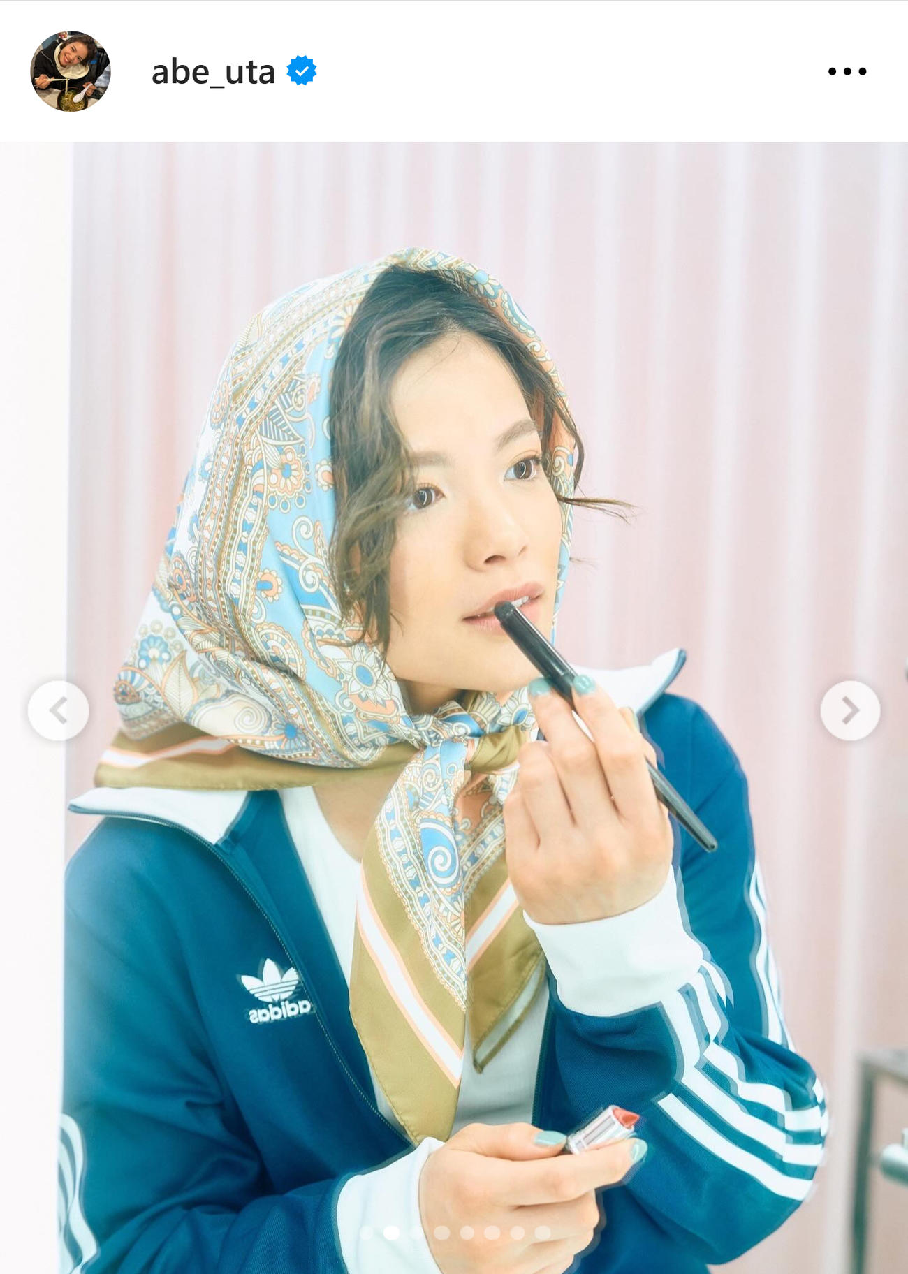 阿部詩のインスタグラムから