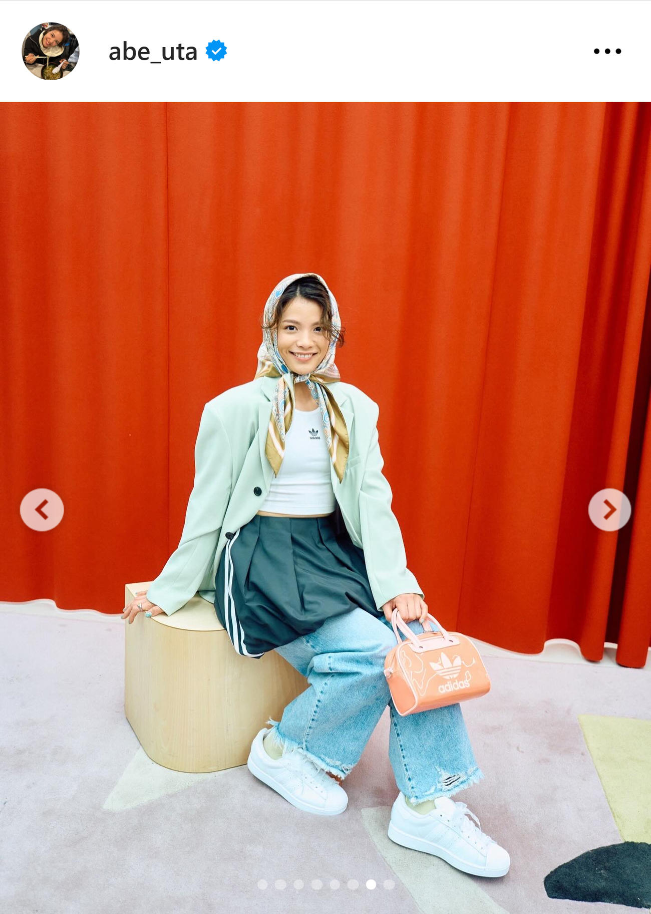 阿部詩のインスタグラムから