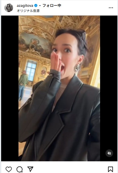 ザギトワのインスタグラムから