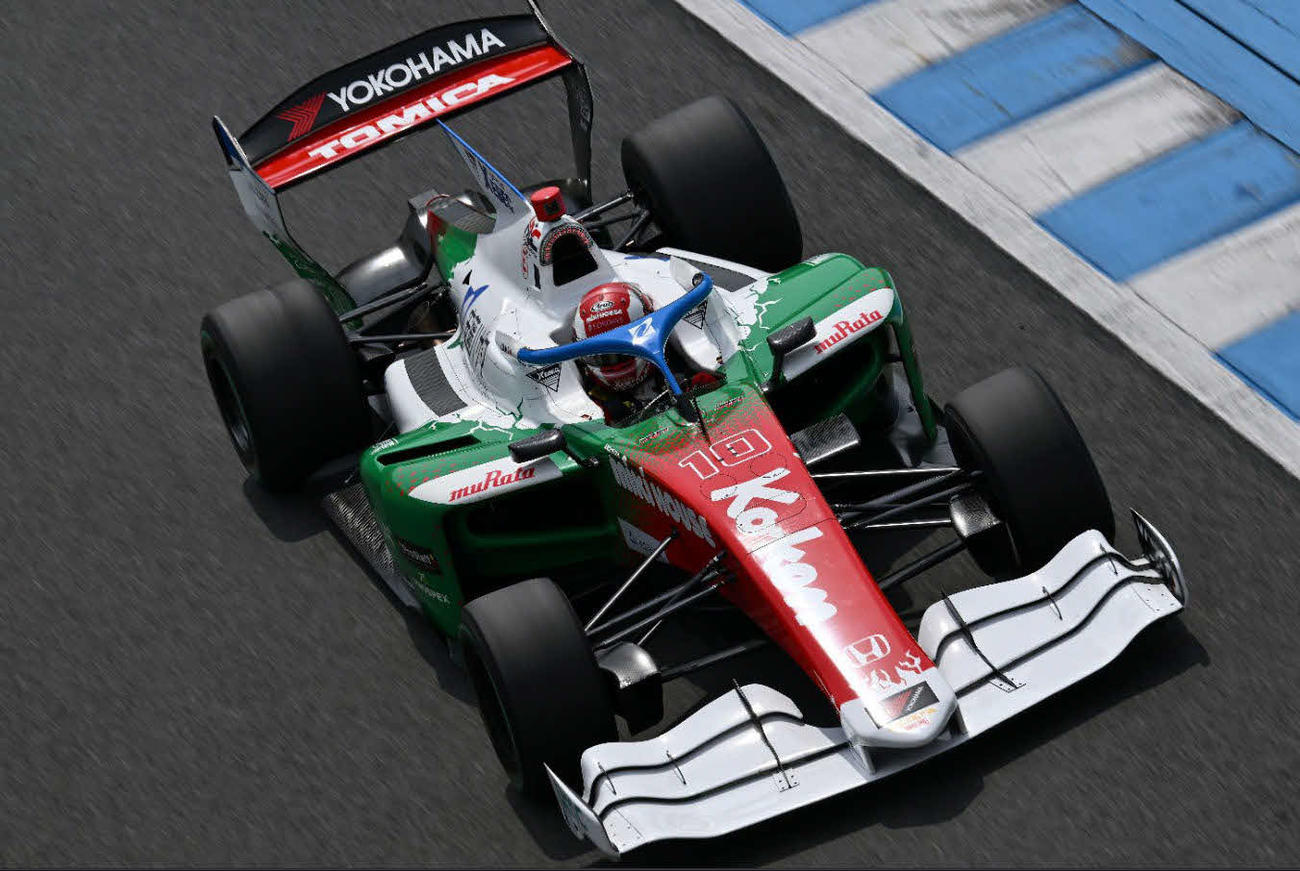 スーパーフォーミュラ第4戦決勝で、21番手スタートから17位フィニッシュしたJuju（Triple Tree Racing提供）