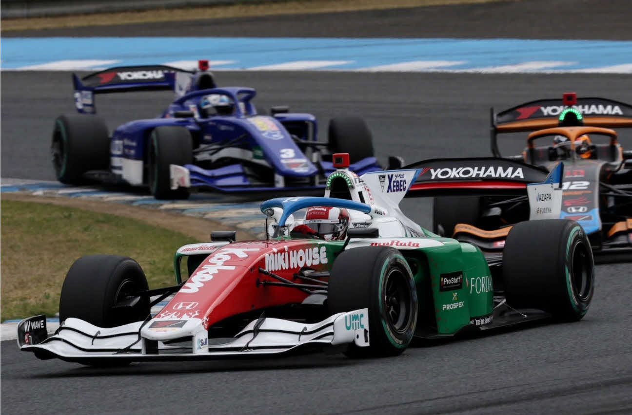 スーパーフォーミュラ第4戦決勝で、21番手スタートから17位フィニッシュしたJuju（Triple Tree Racing提供）