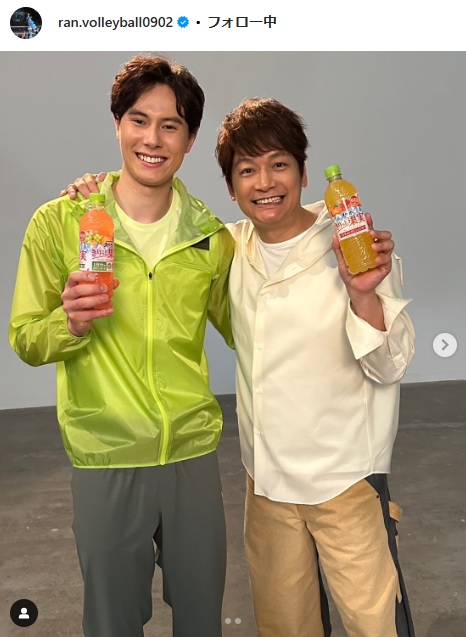 高橋藍のインスタグラムから