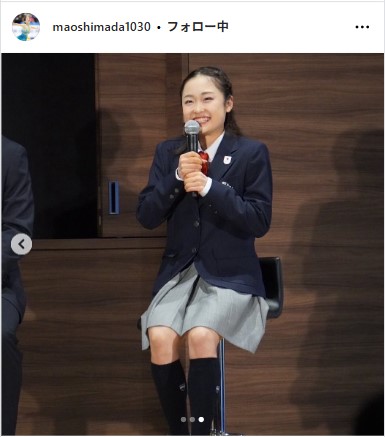 島田真央のインスタグラムから