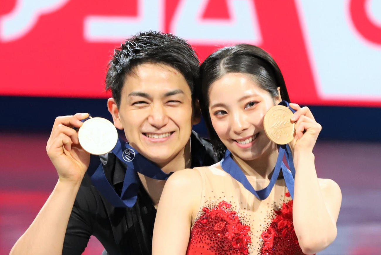 三浦璃来（右）木原龍一組（2025年3月撮影）