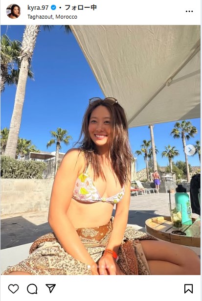 白波瀬海来のインスタグラムから