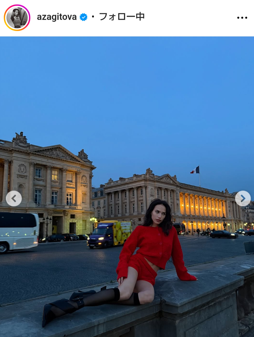 アリーナ・ザギトワのインスタグラムから