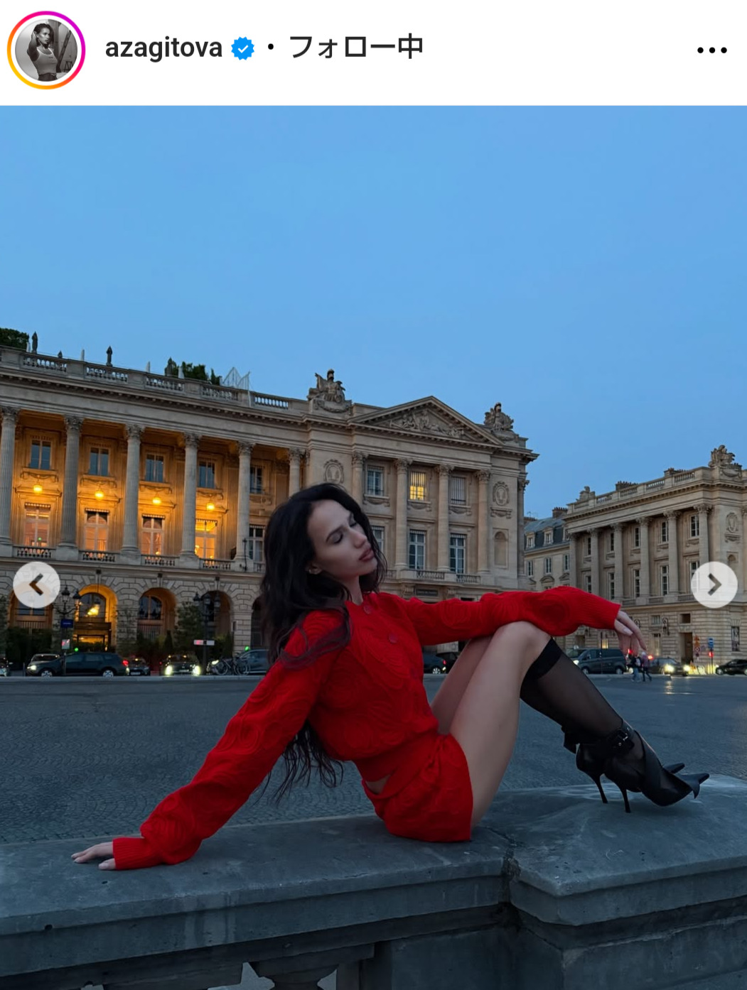 アリーナ・ザギトワのインスタグラムから