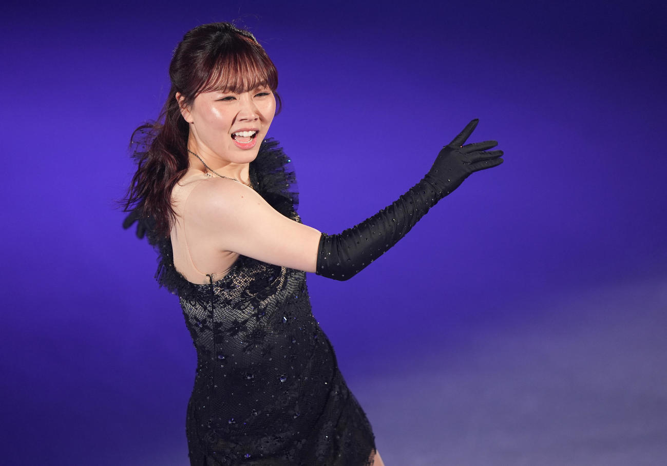 「プリンスアイスワールド2025－2026 PIW THE MUSICAL～The Best of BROADWAY～横浜公演」で華麗に演技する樋口（撮影・鈴木みどり）
