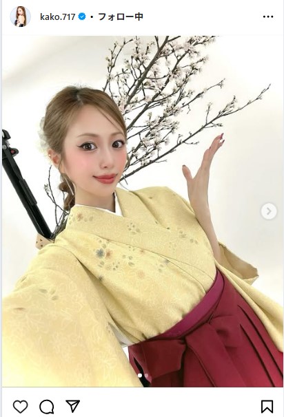 央川かこのインスタグラムから