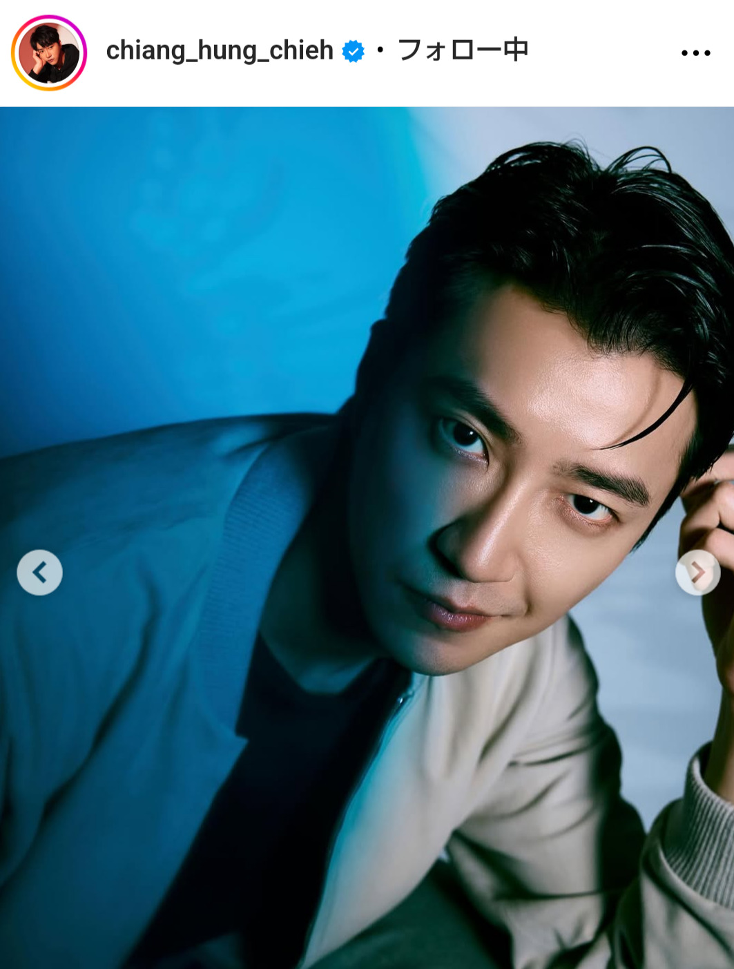 江宏傑氏のインスタグラムから