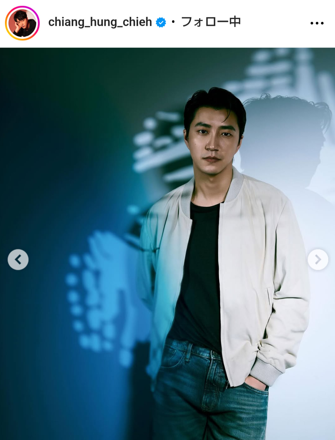 江宏傑氏のインスタグラムから