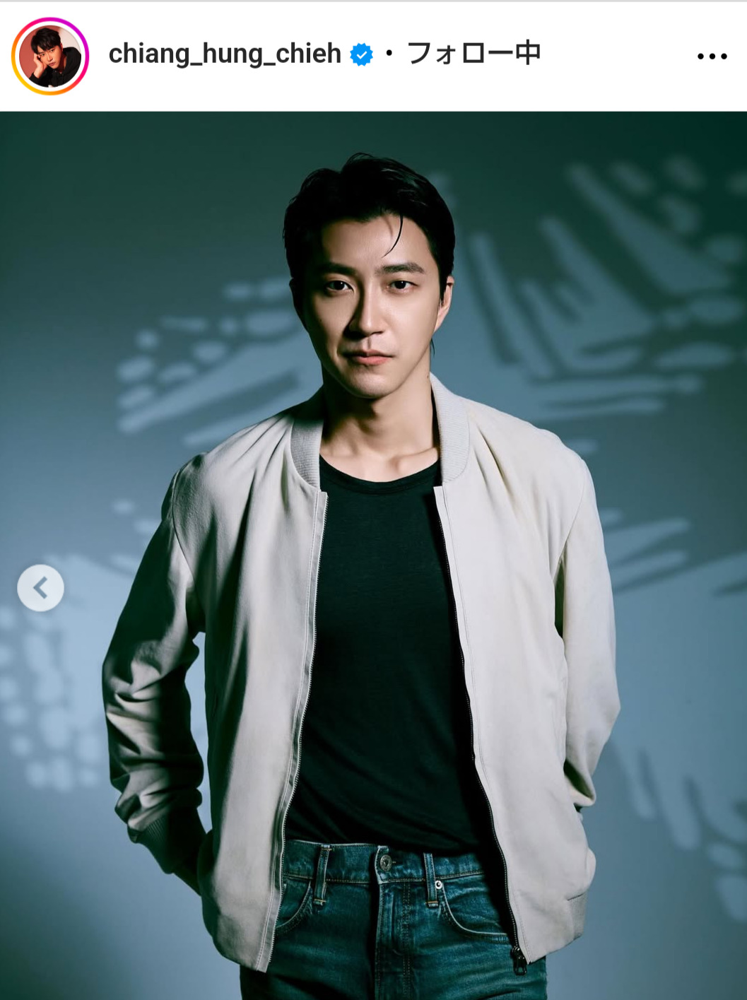江宏傑氏のインスタグラムから