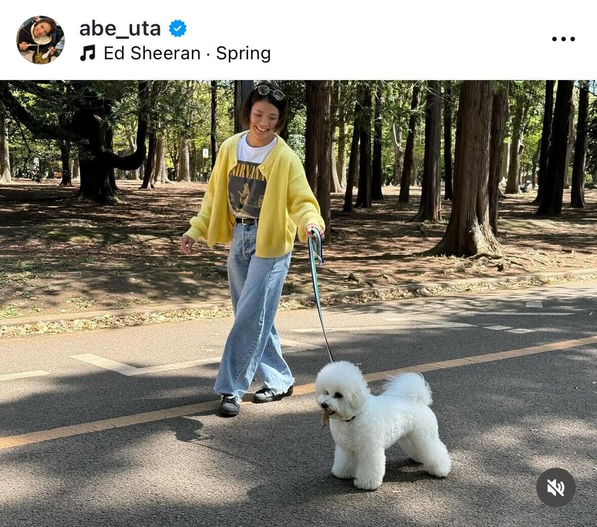 阿部詩のインスタグラムから