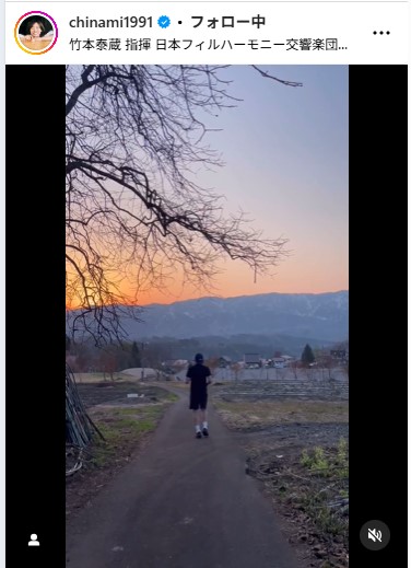 吉田知那美のインスタグラムから