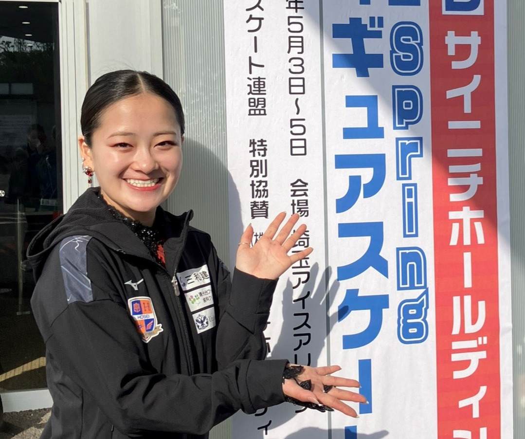 サイニチホールディングス杯　シニア女子フリーに出場した渡辺（撮影・藤塚大輔）