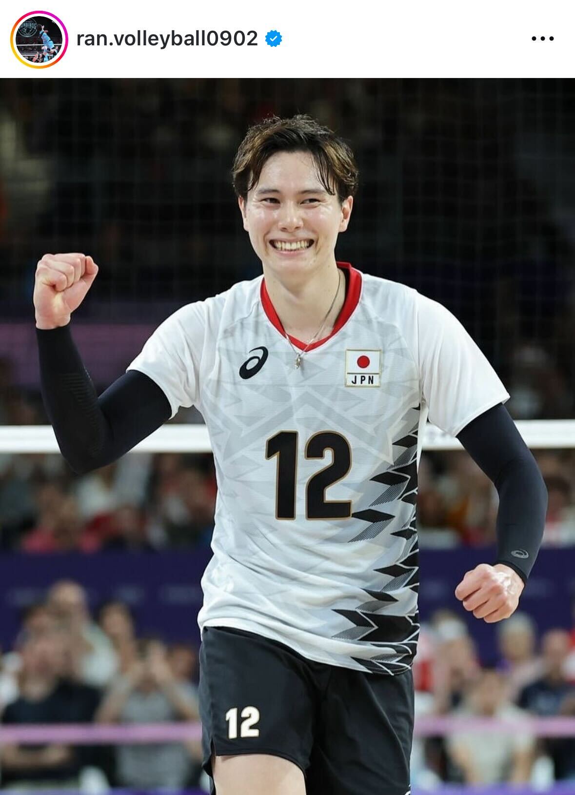 高橋藍のインスタグラムから