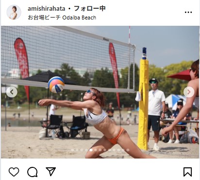 白幡亜美のインスタグラムから