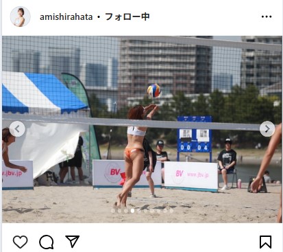 白幡亜美のインスタグラムから