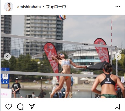 白幡亜美のインスタグラムから