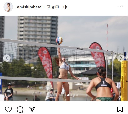 白幡亜美のインスタグラムから