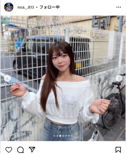 衣笠乃愛のインスタグラムから