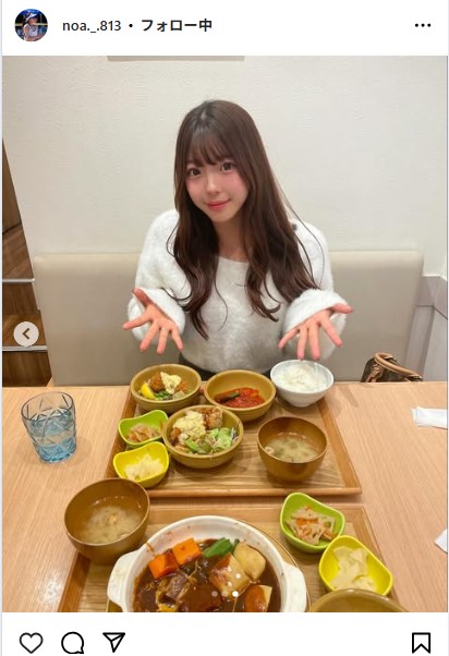 衣笠乃愛のインスタグラムから