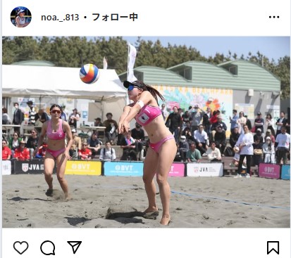 衣笠乃愛のインスタグラムから