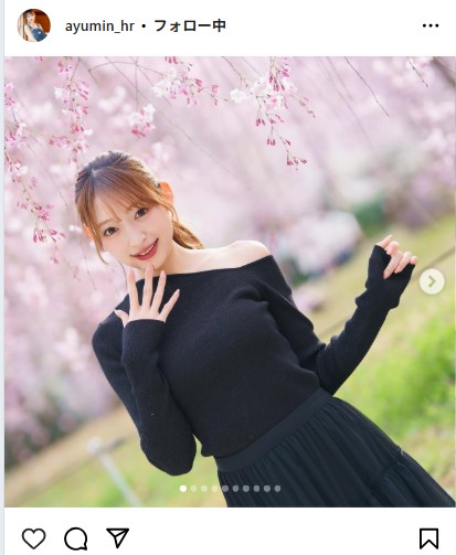 原あゆみのインスタグラムから