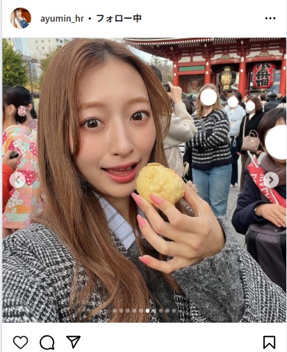 原あゆみのインスタグラムから