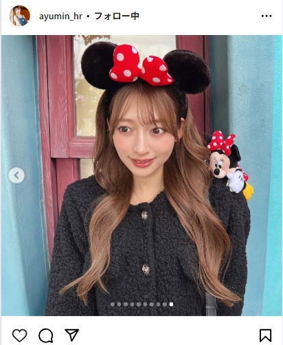 原あゆみのインスタグラムから