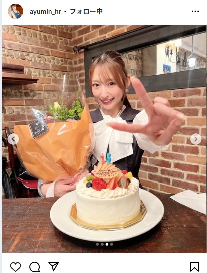 原あゆみのインスタグラムから