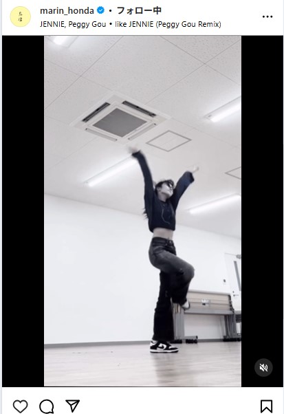 本田真凜のインスタグラムから
